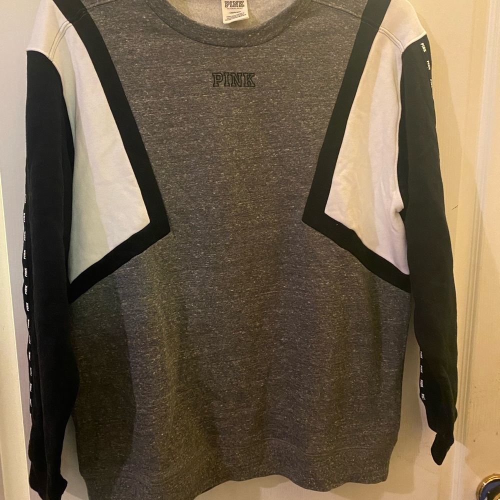 Vs PINK crew neck sweatshirt size large - New
